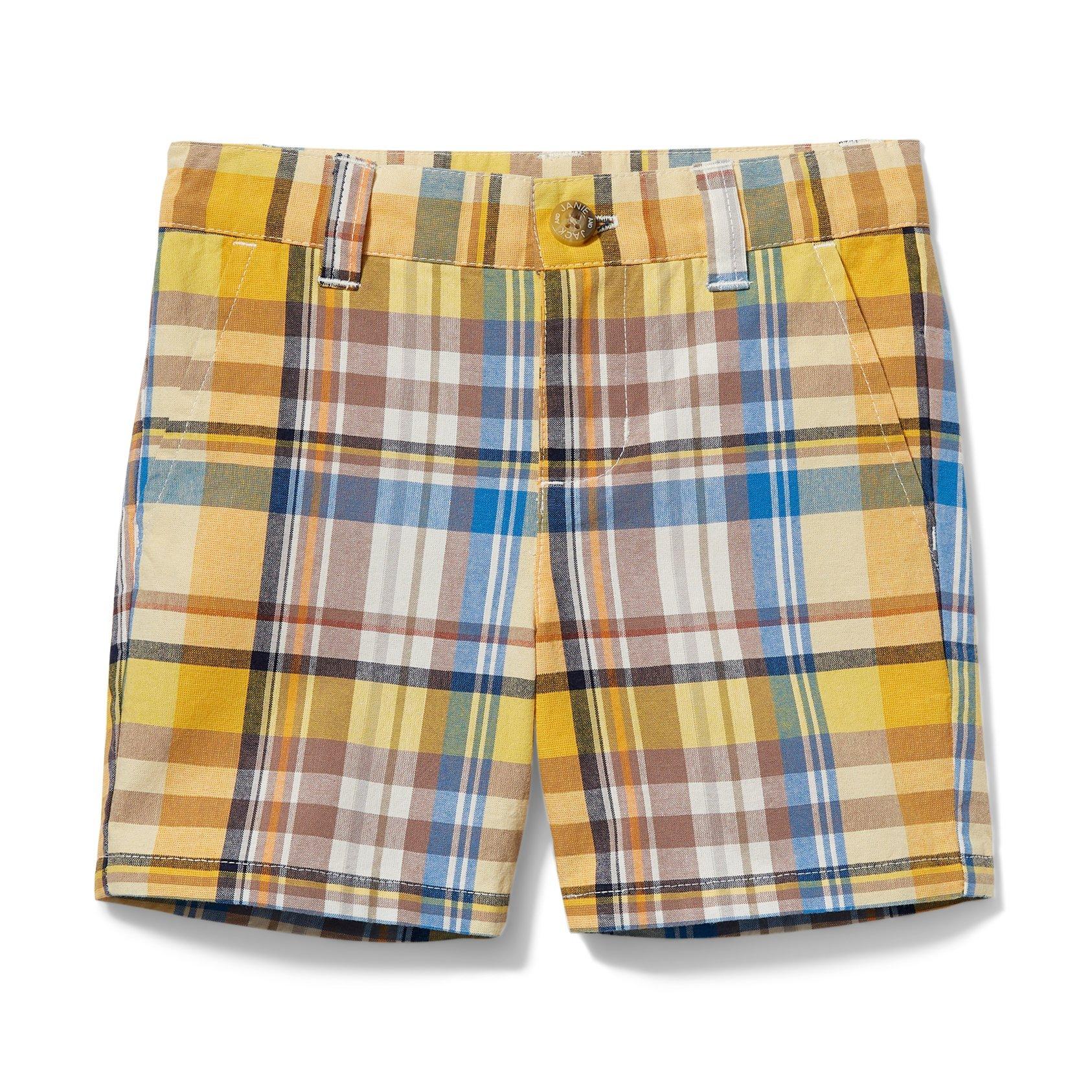 Plaid Poplin Short  image number 0