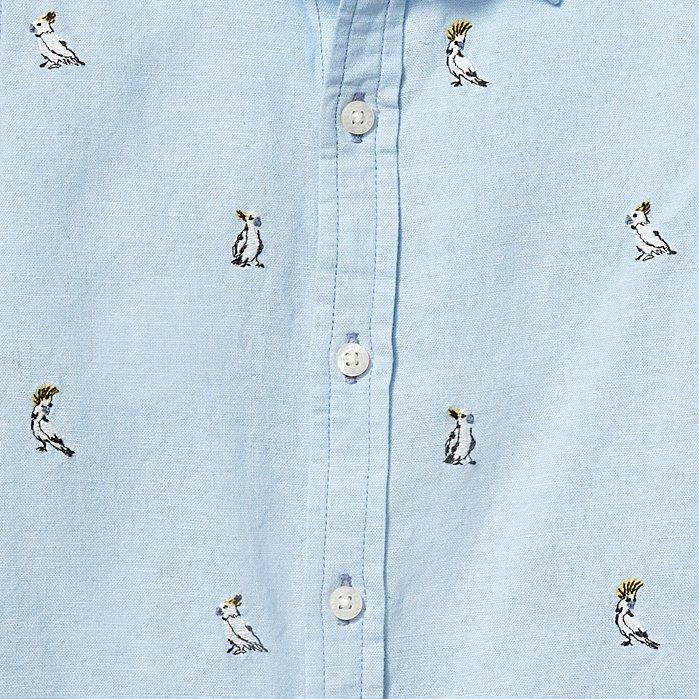 Embroidered Linen Shirt image number 1