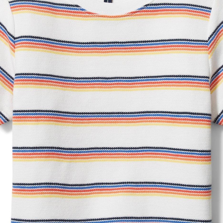 Striped Pique Tee image number 1