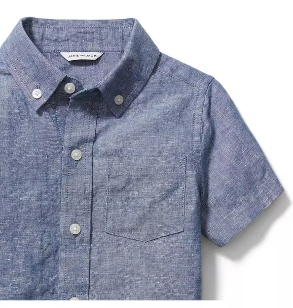Chambray Linen Shirt  image number 1