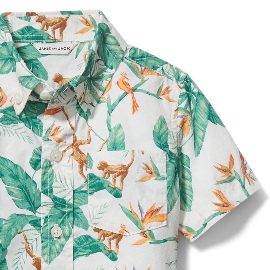 Tropical Poplin Shirt image number 1