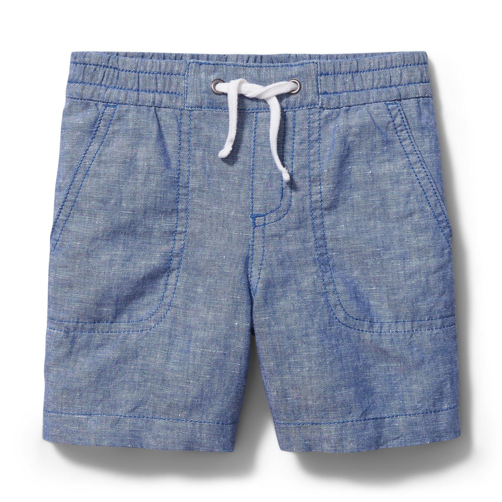 Chambray Linen Pull-On Short image number 0