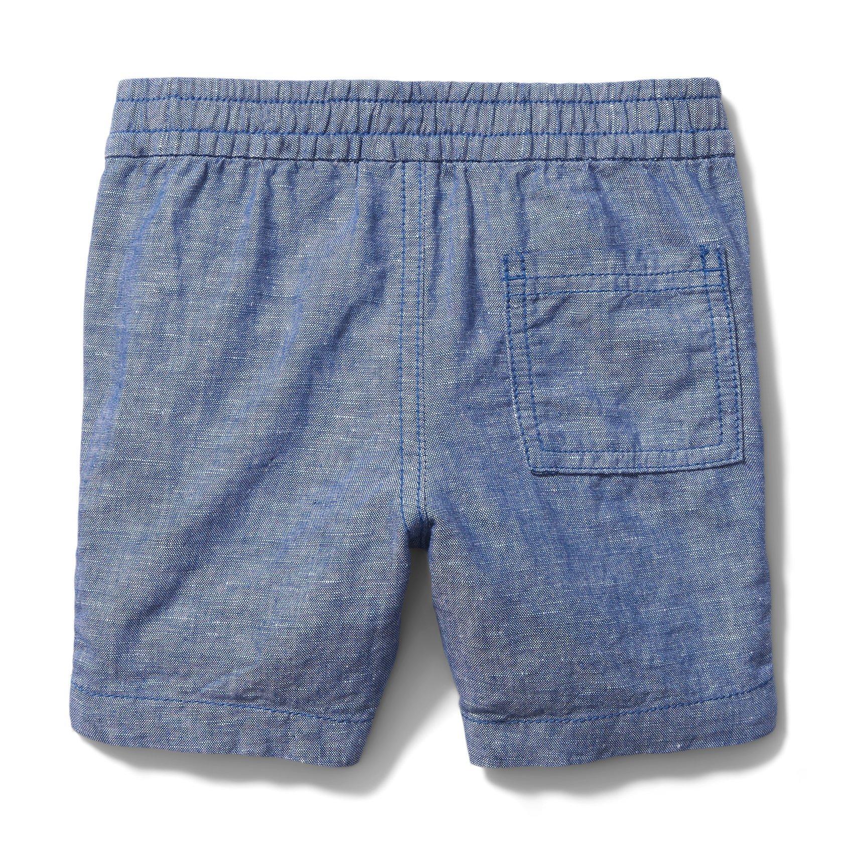 Chambray Linen Pull-On Short image number 3