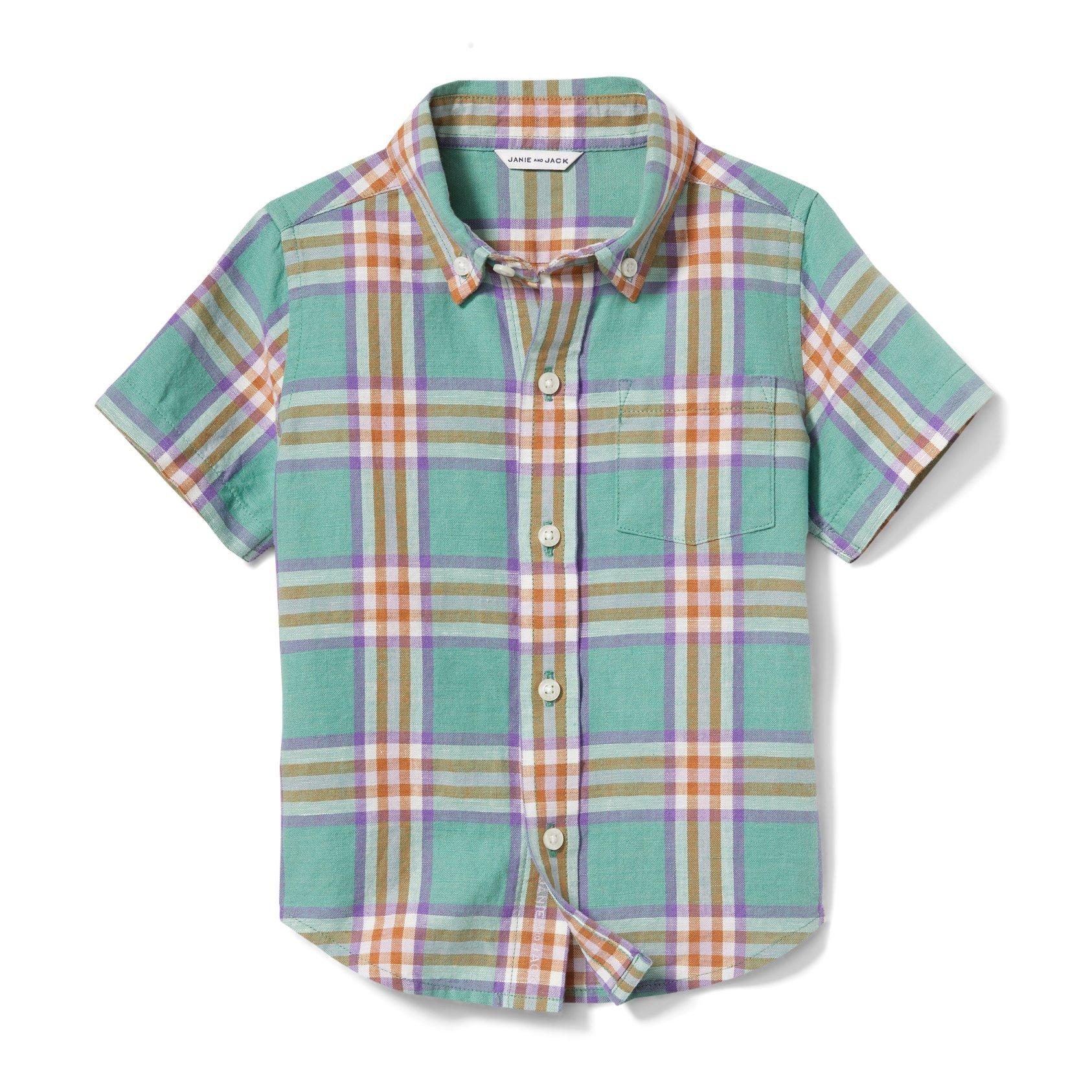 Linen Plaid Shirt image number 0