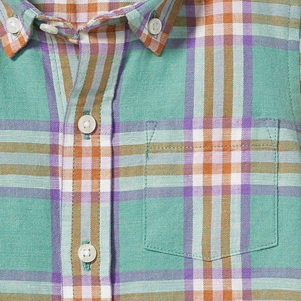 Linen Plaid Shirt image number 1