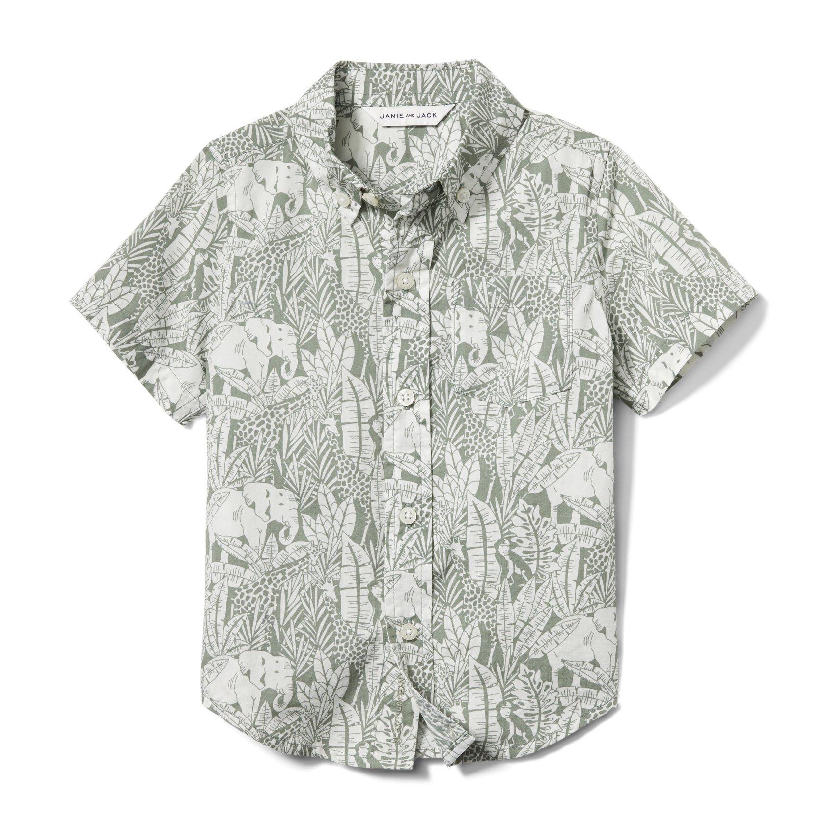 Elephant Poplin Shirt image number 0