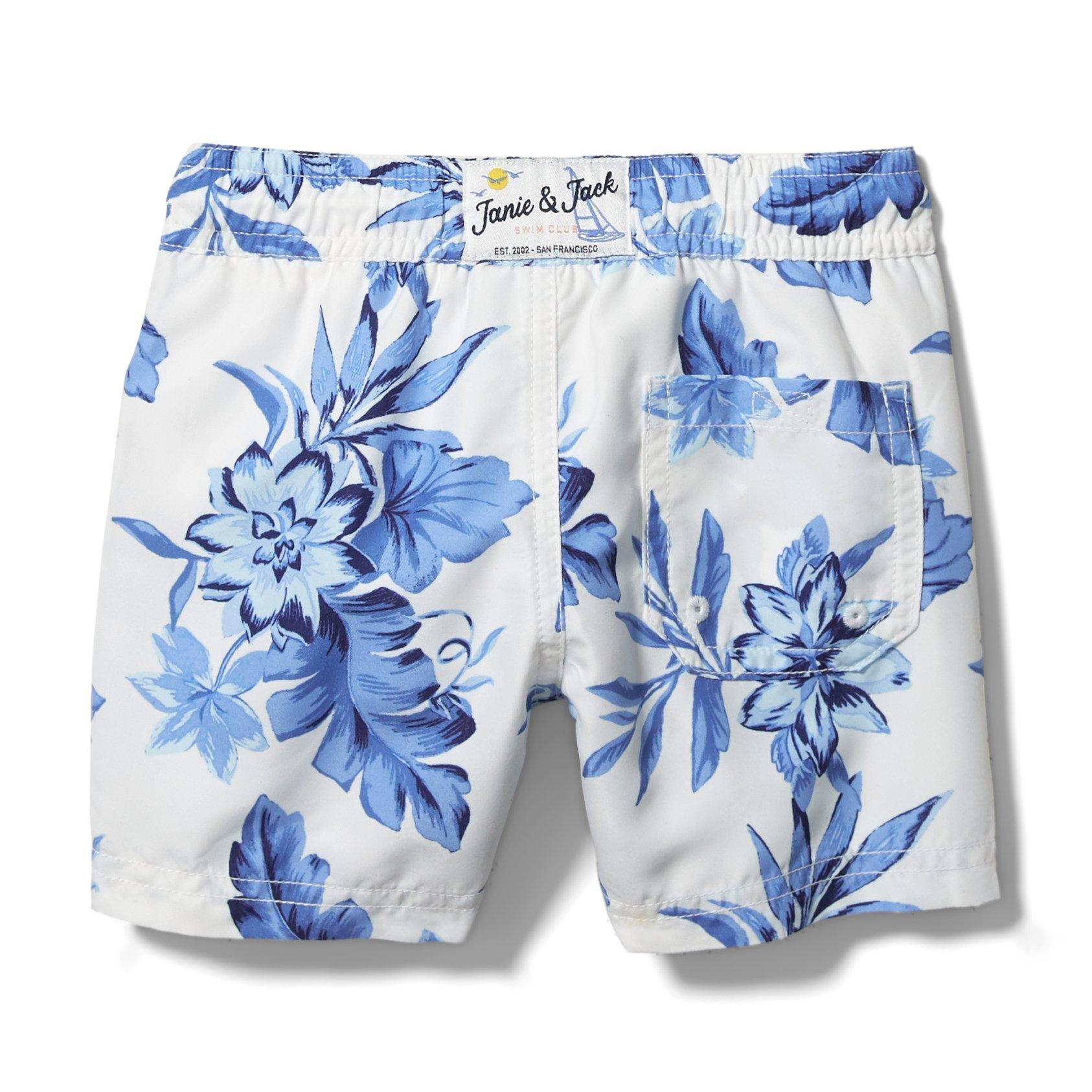 Tropical Floral Swim Short image number 2