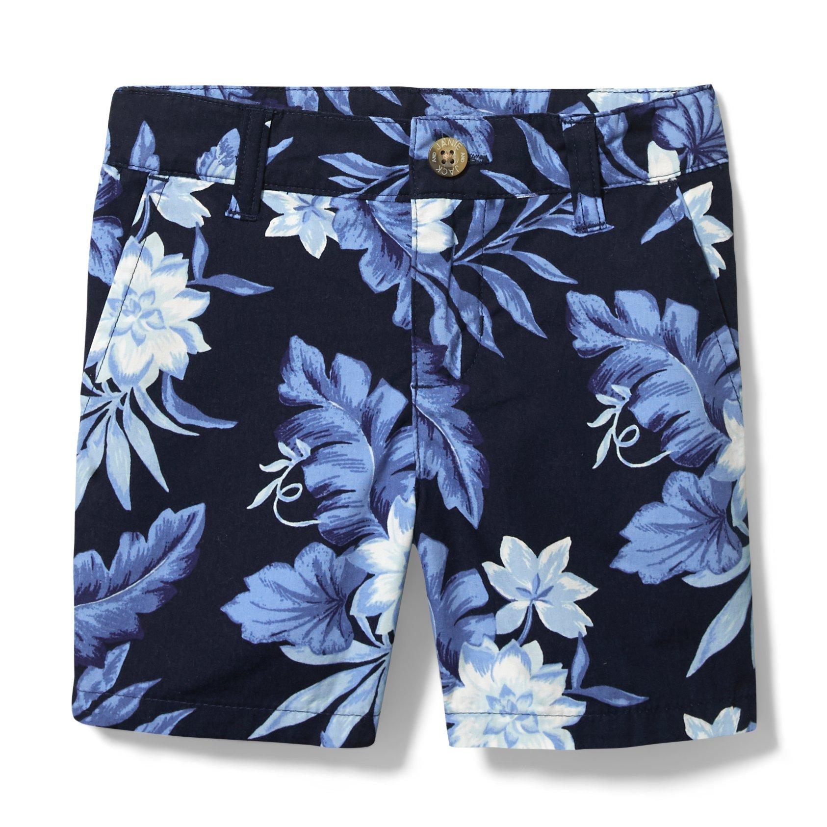Tropical Floral Poplin Short image number 0