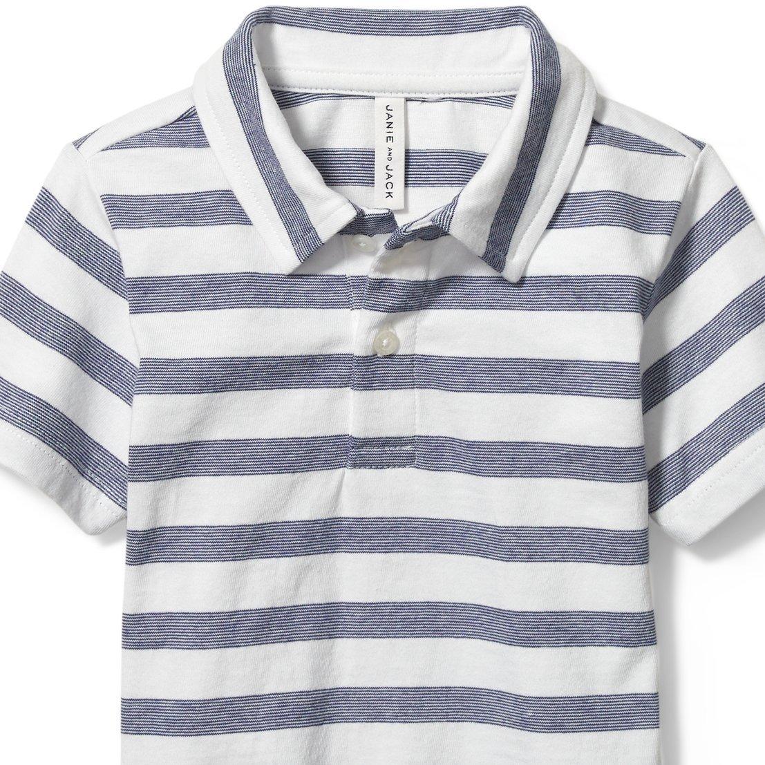 Striped Polo image number 1