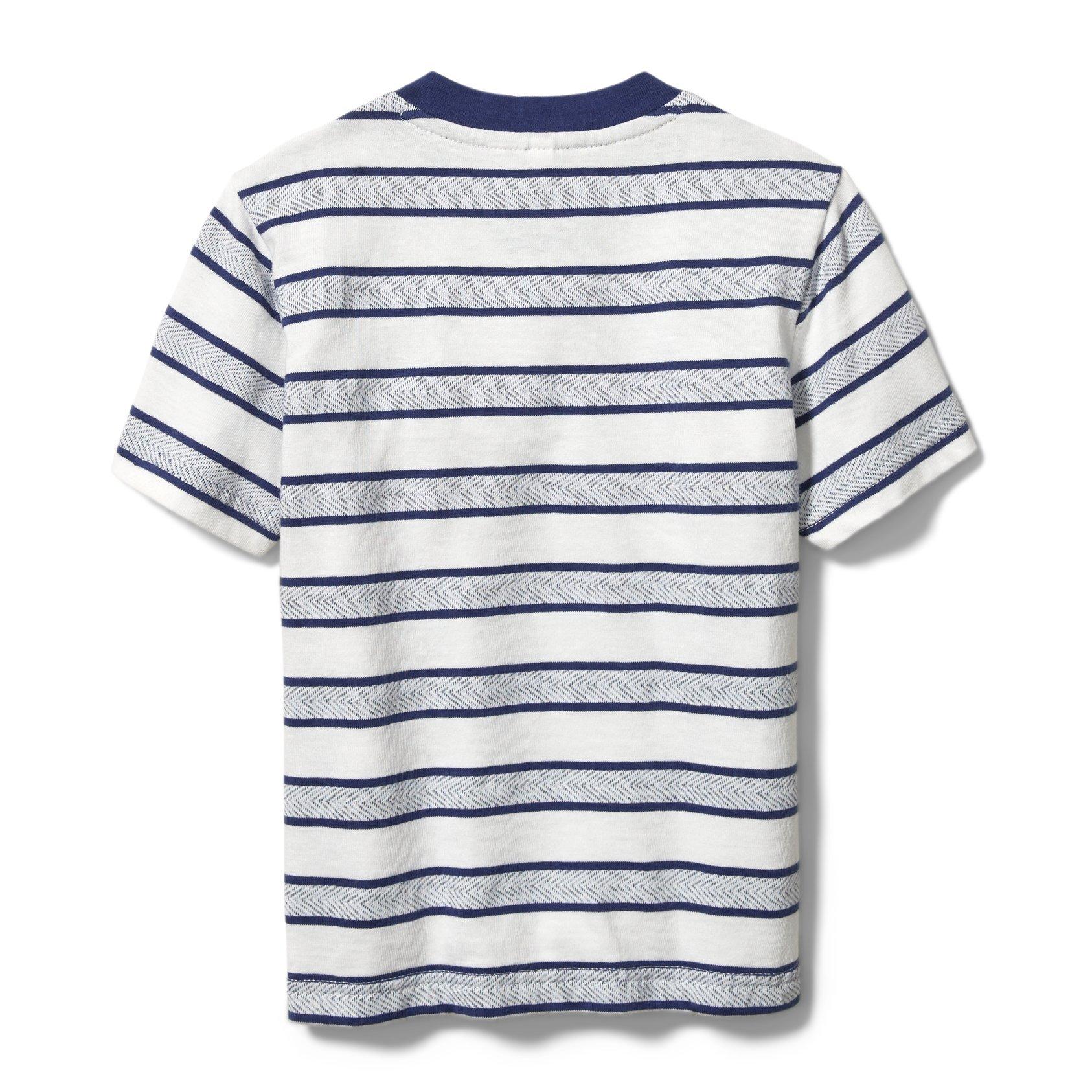 Striped Henley Tee image number 3