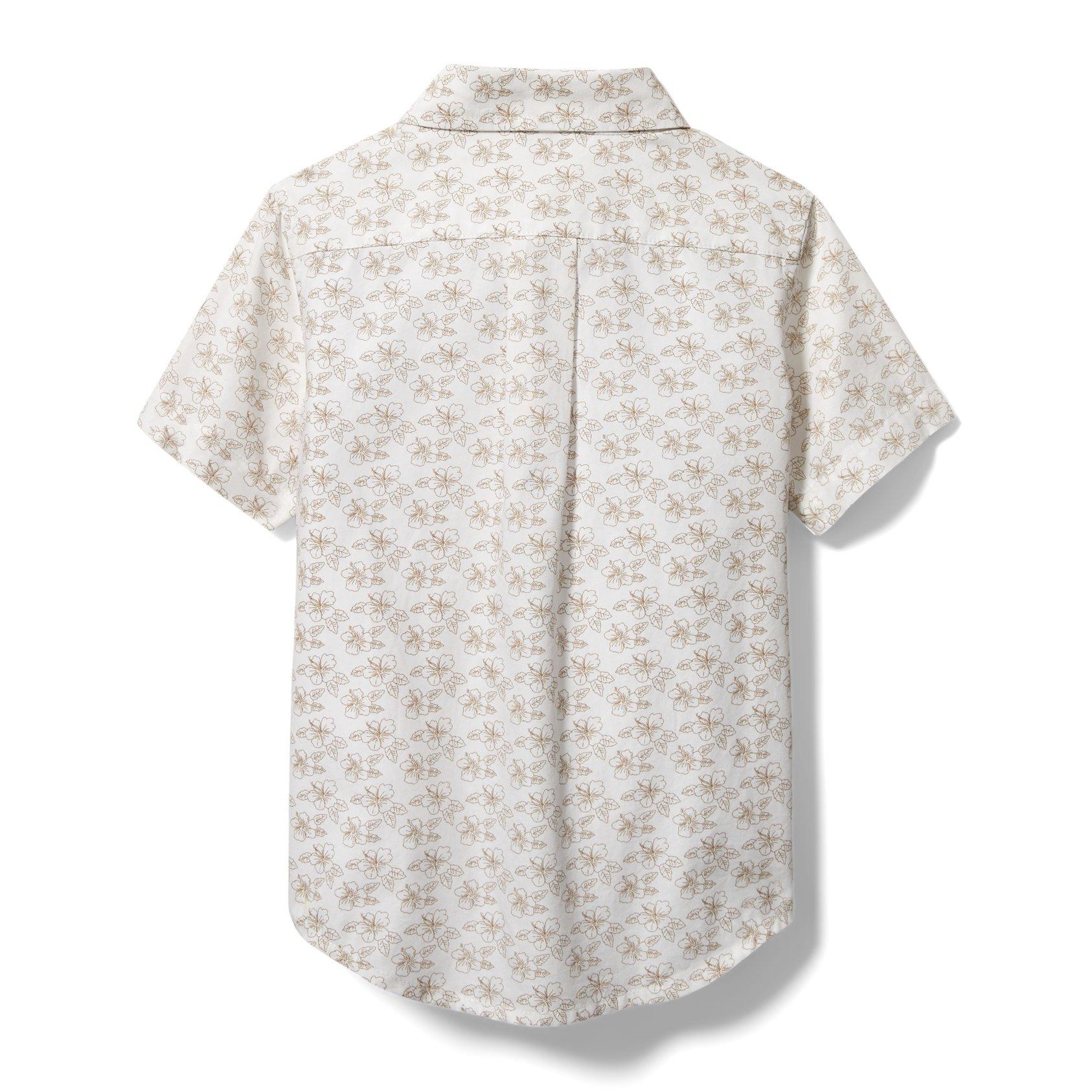 Hibiscus Floral Poplin Shirt image number 2