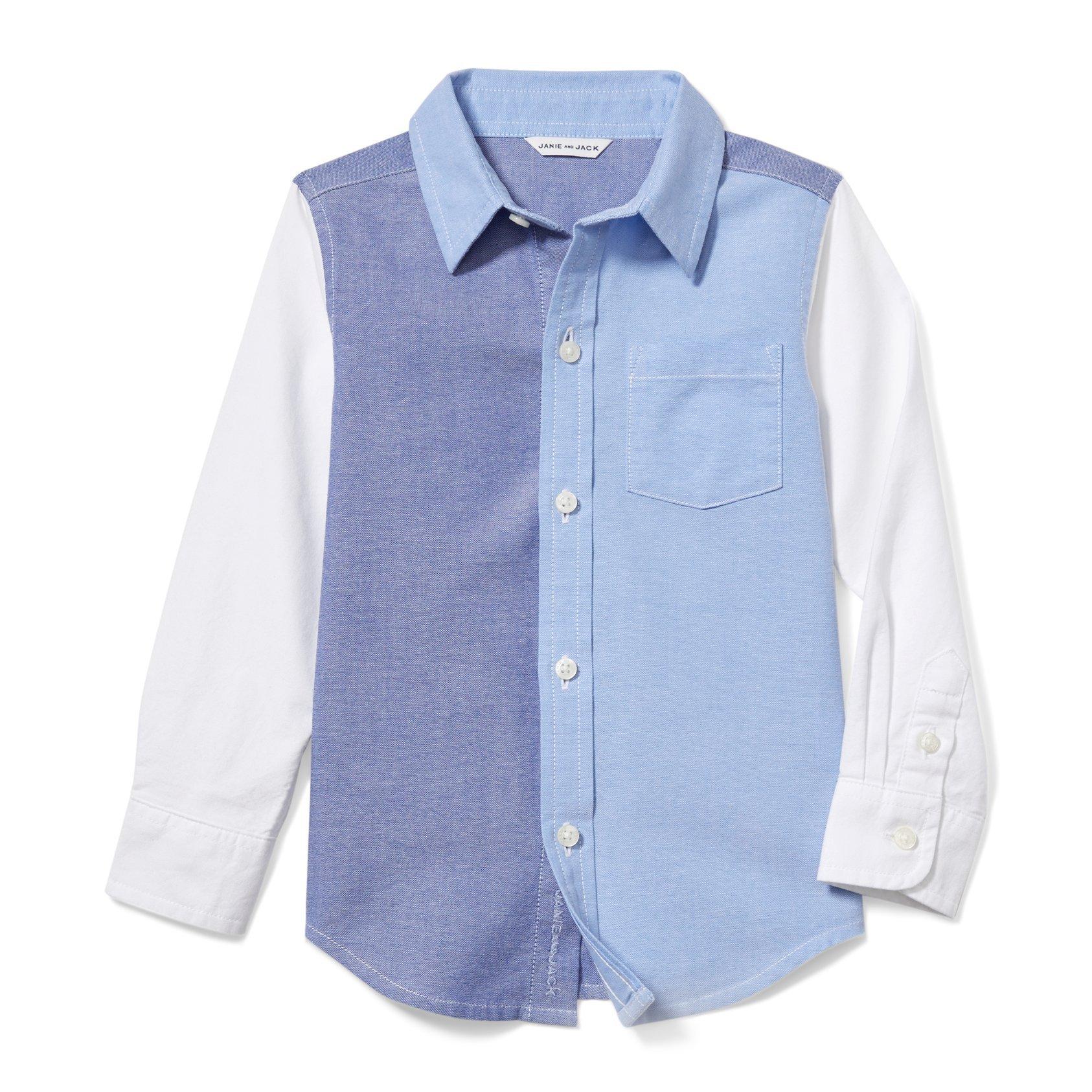 Colorblocked Oxford Shirt  image number 0
