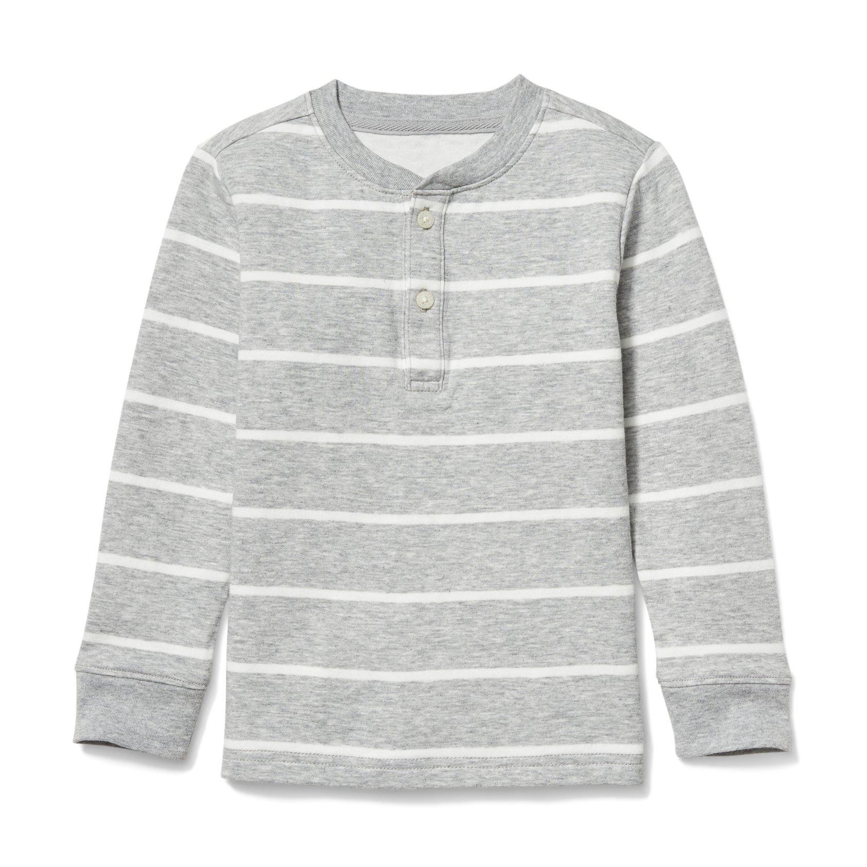 Striped Henley Tee image number 0