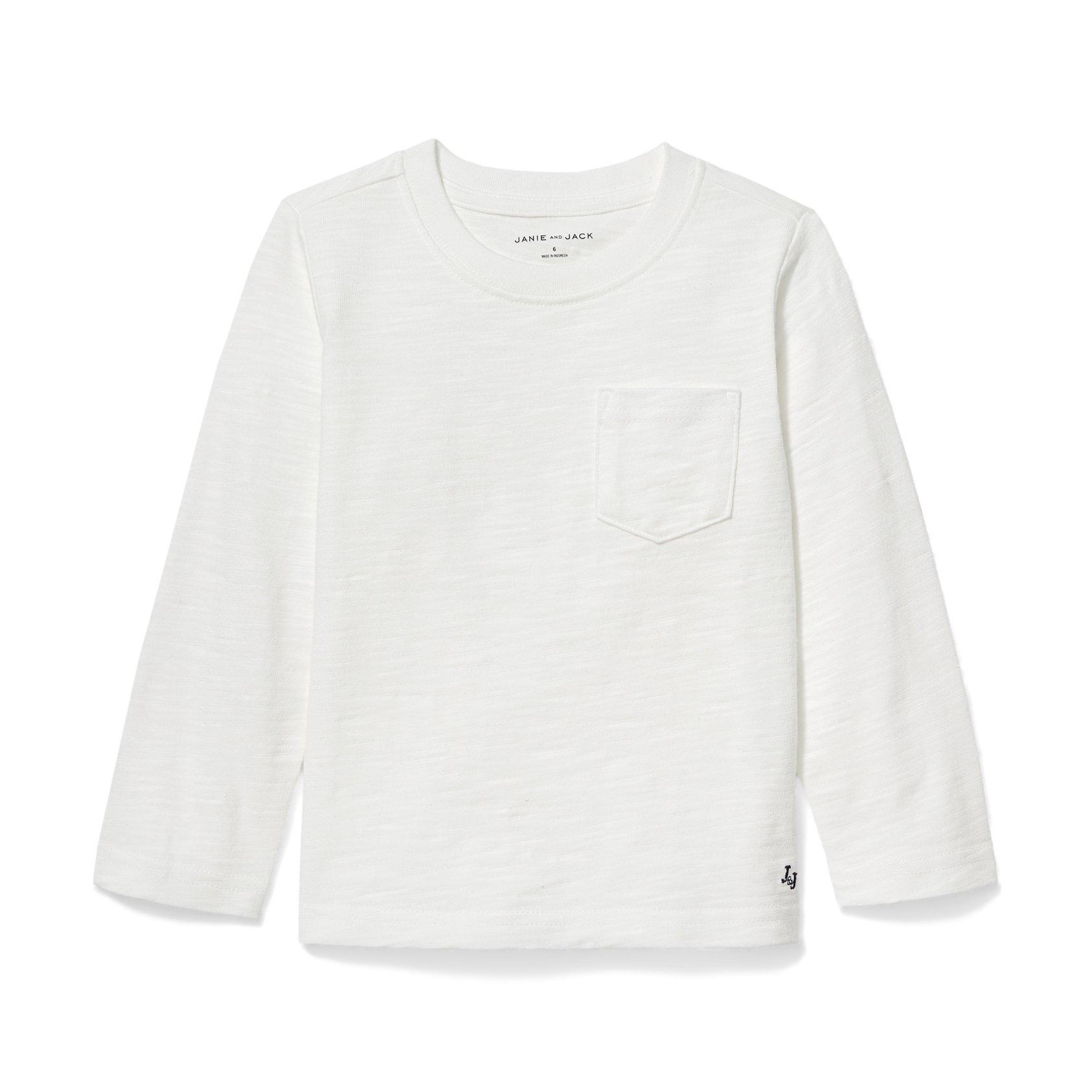 Long Sleeve Slub Pocket Tee