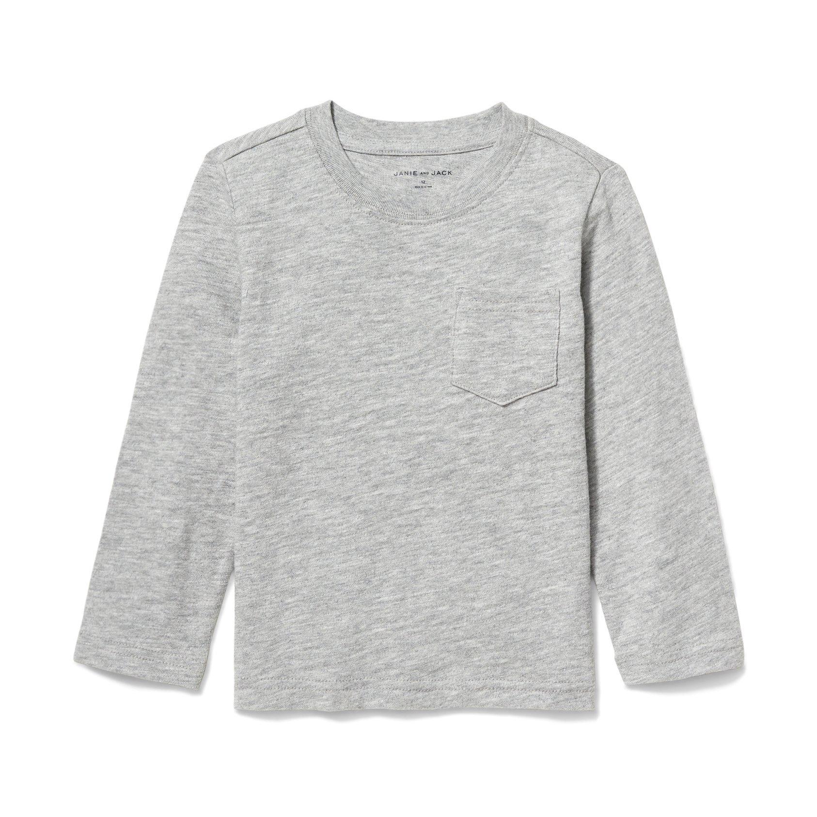 Long Sleeve Slub Pocket Tee image number 0