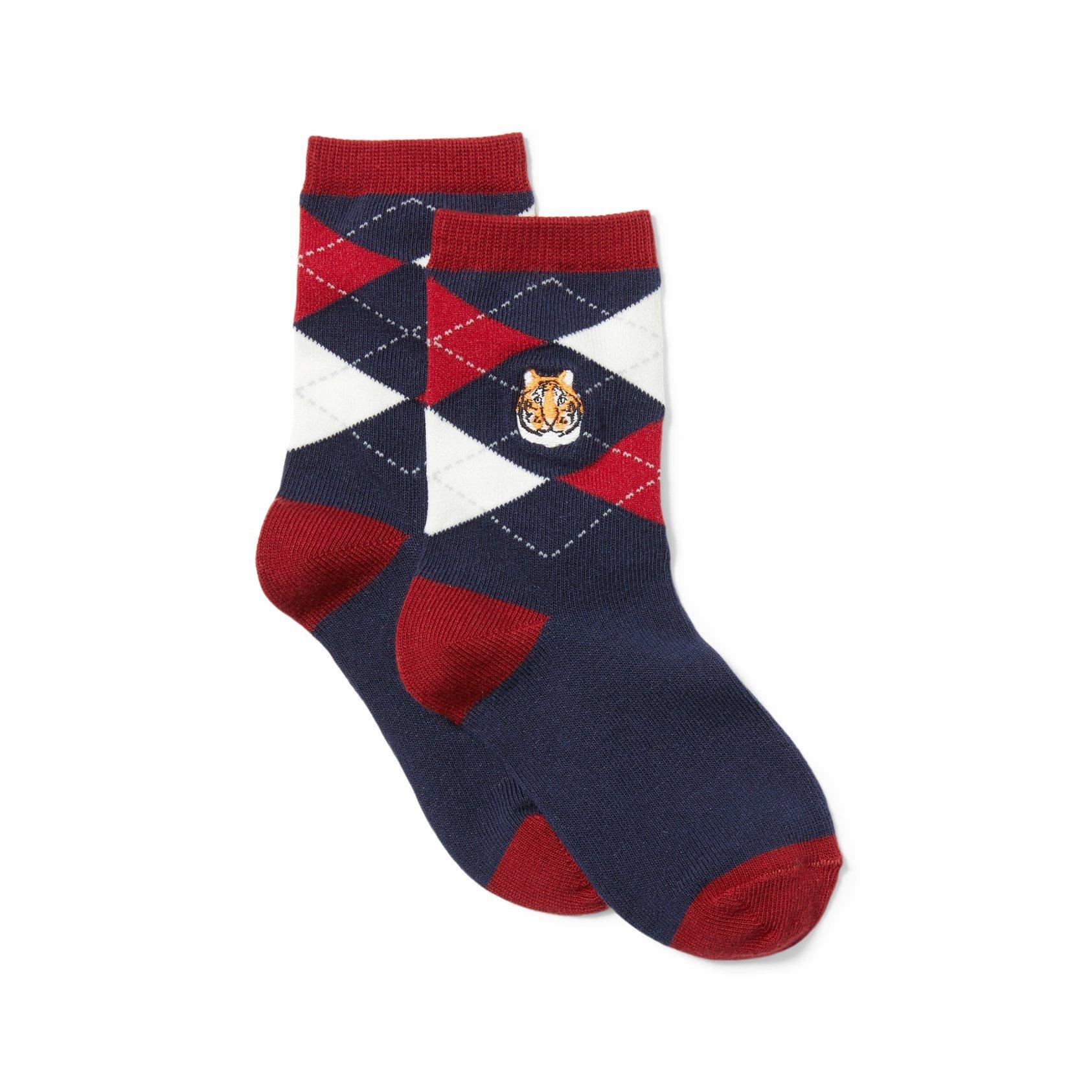 Tiger Argyle Sock image number 0