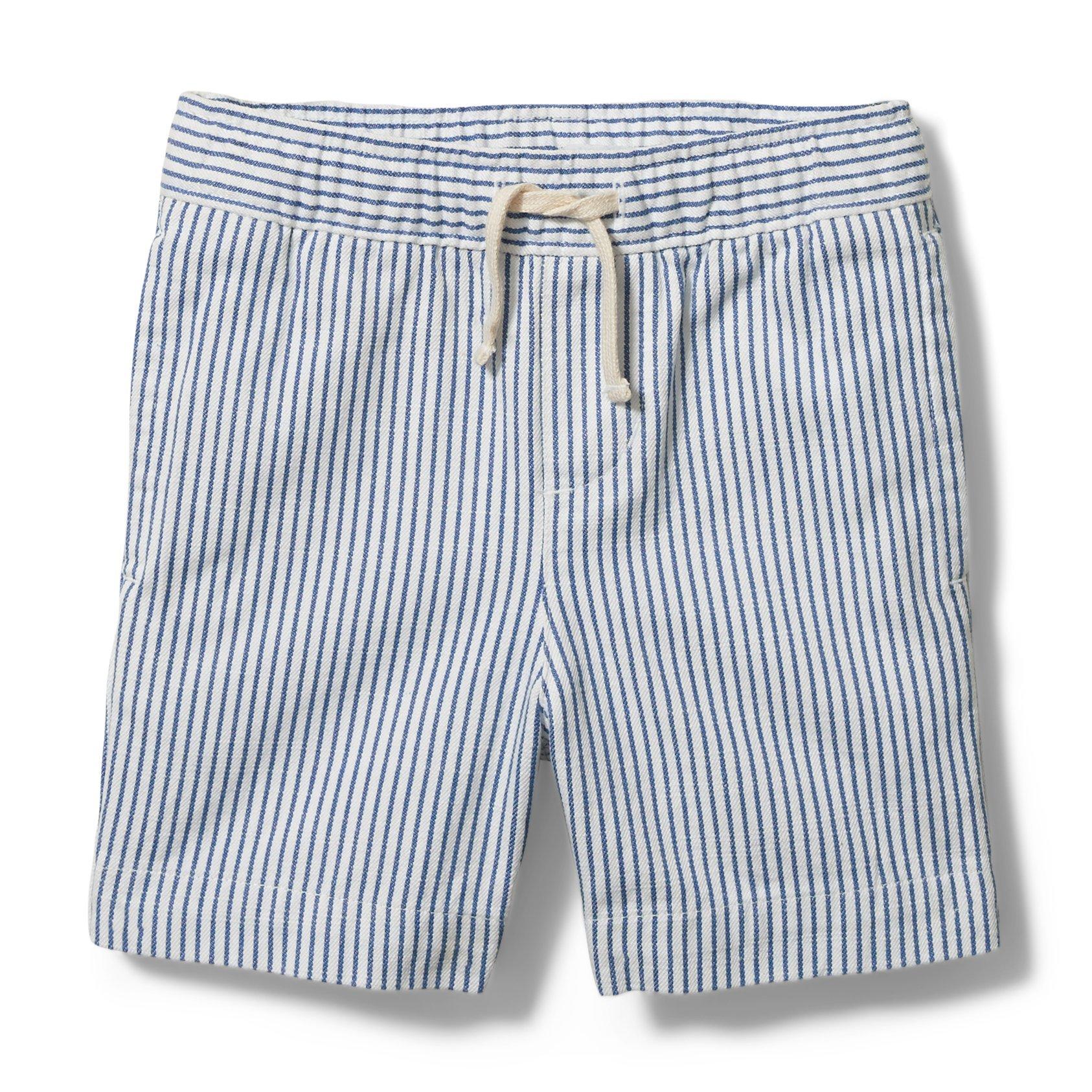Striped Twill Short image number 0