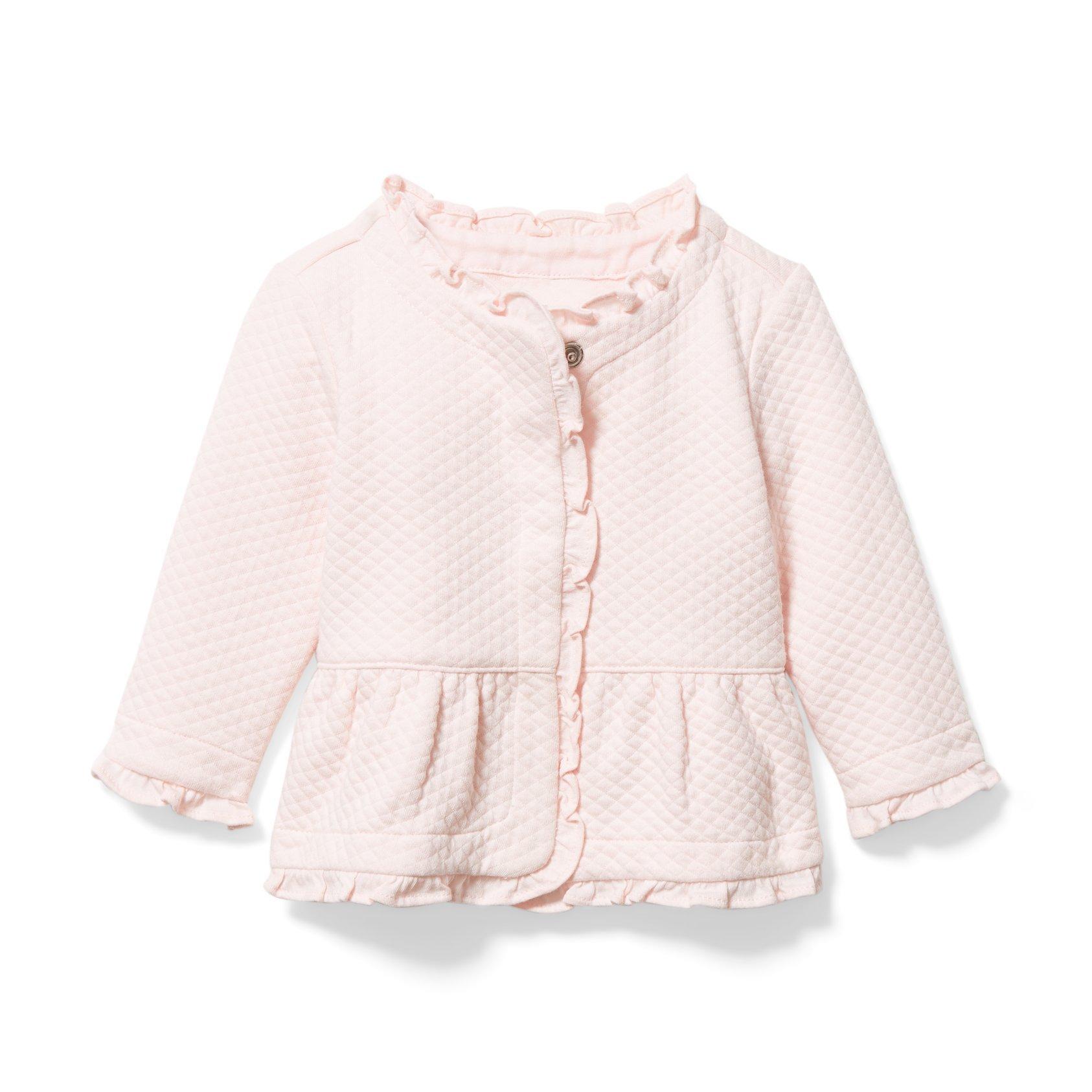Baby Quilted Peplum Cardigan image number 0