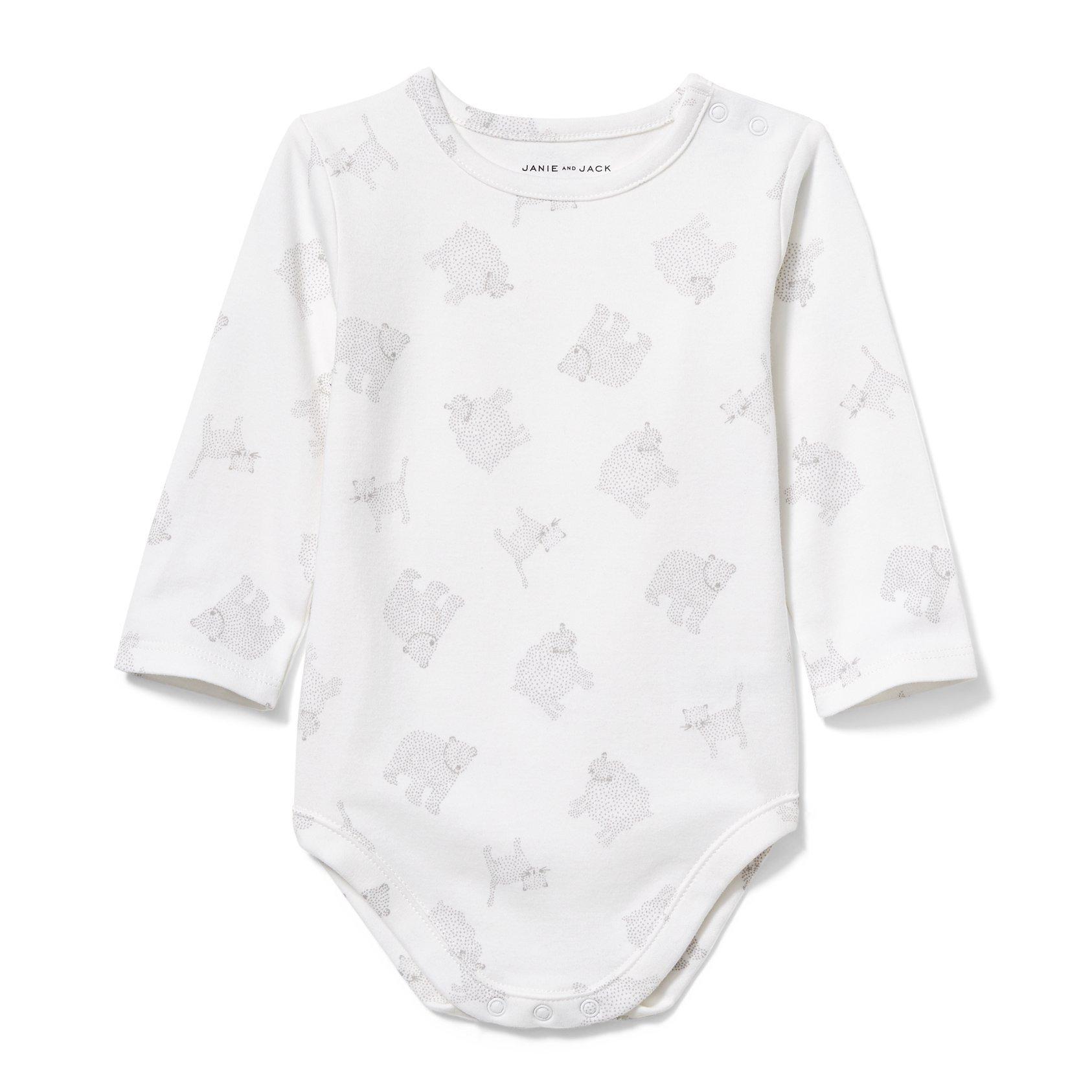 Baby Animal Bodysuit image number 0