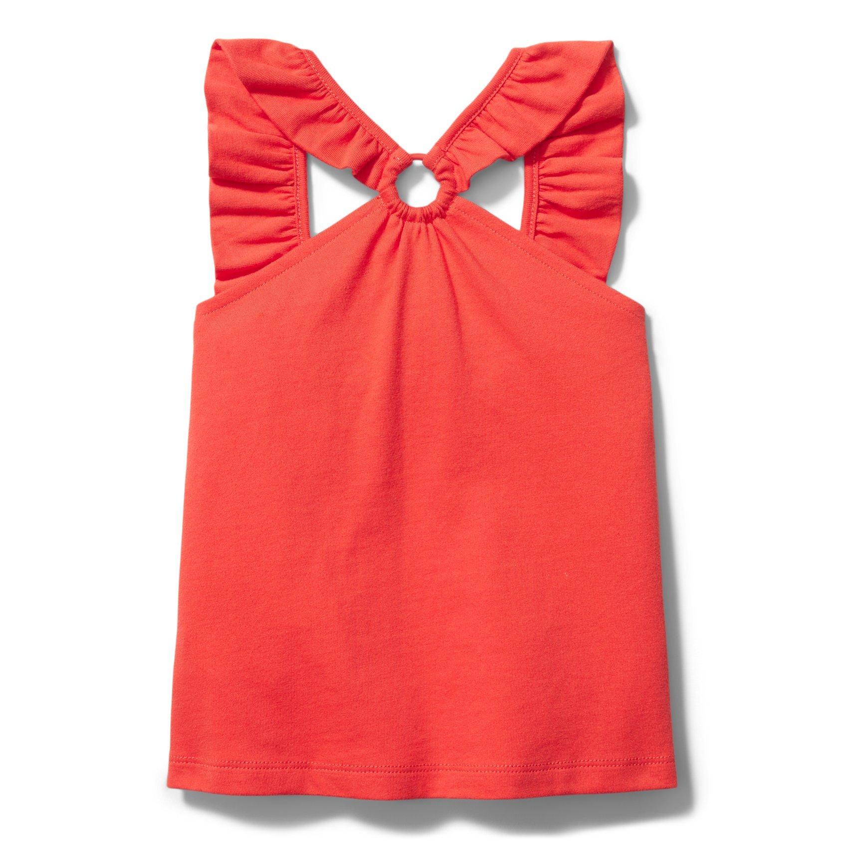 Ruffle Halter Ring Top image number 0