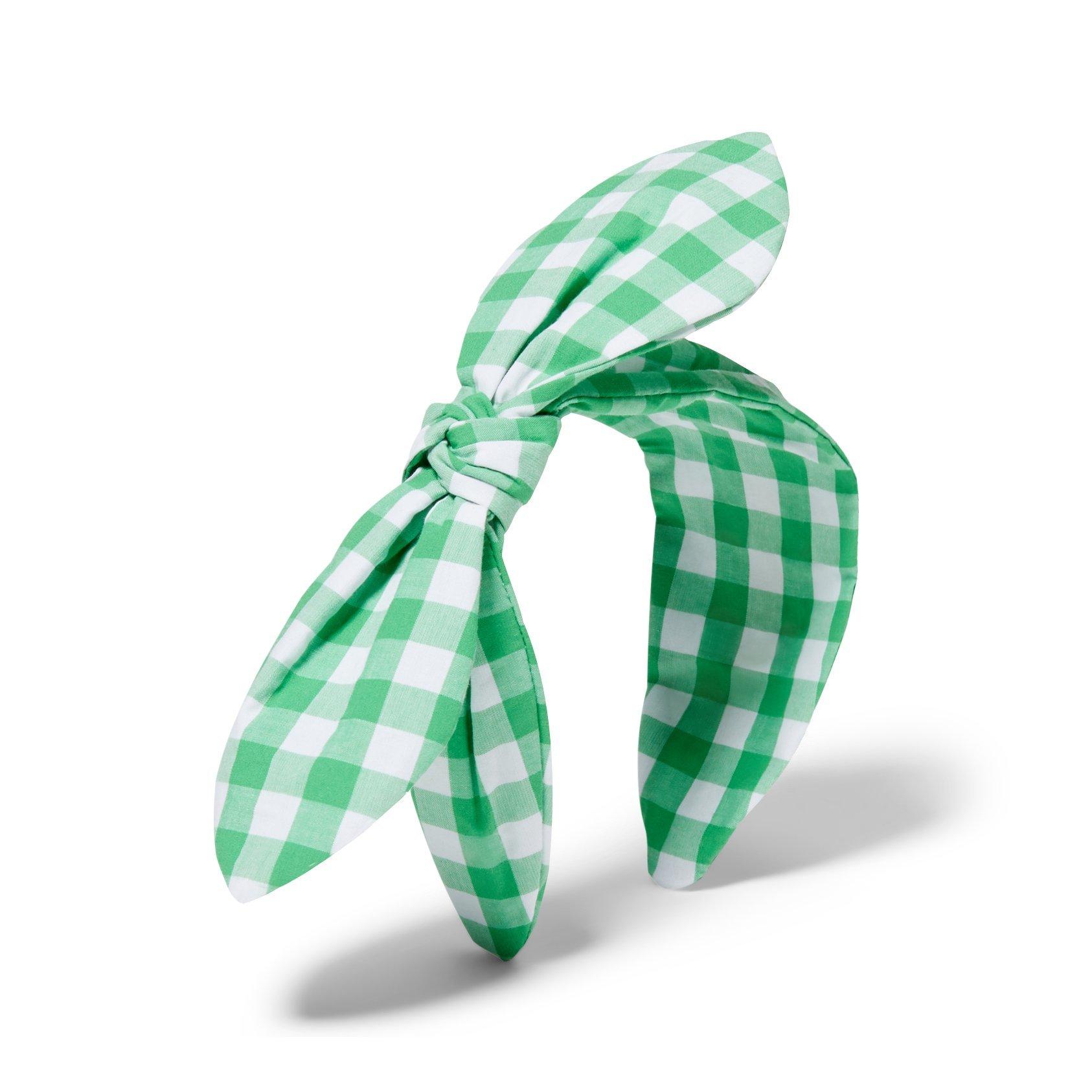 Gingham Bow Headband image number 0