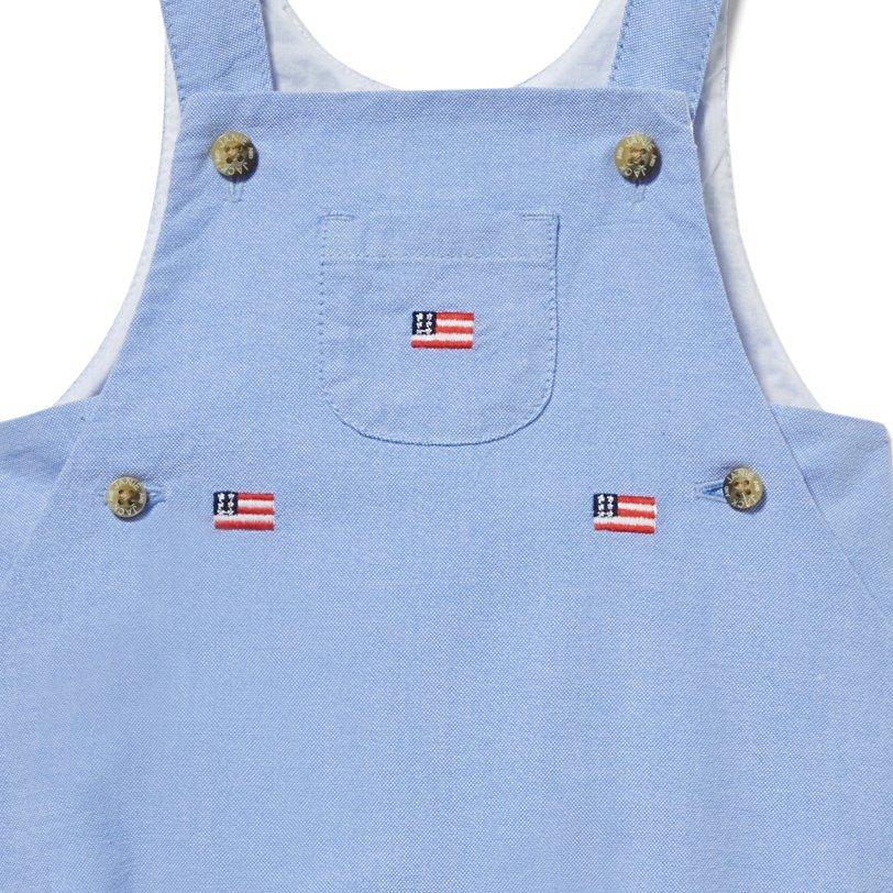 Embroidered Oxford Shortall image number 1