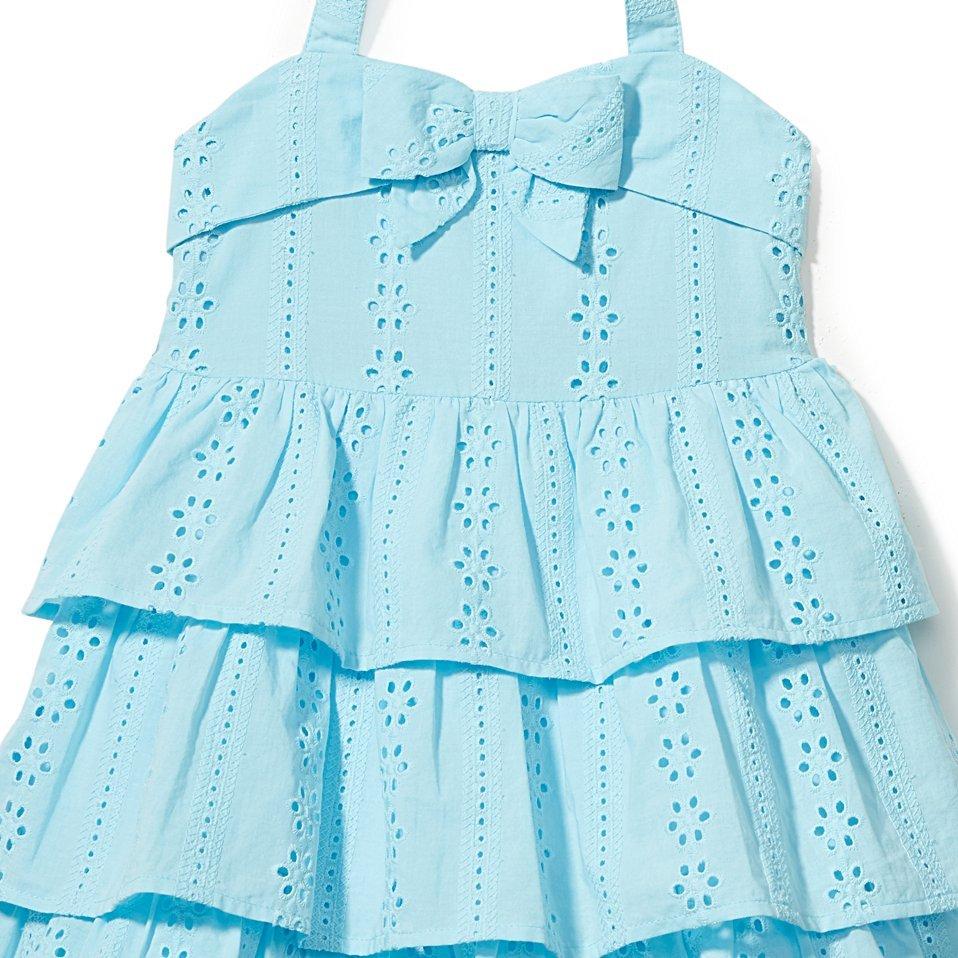 Tiered Eyelet Dress image number 1