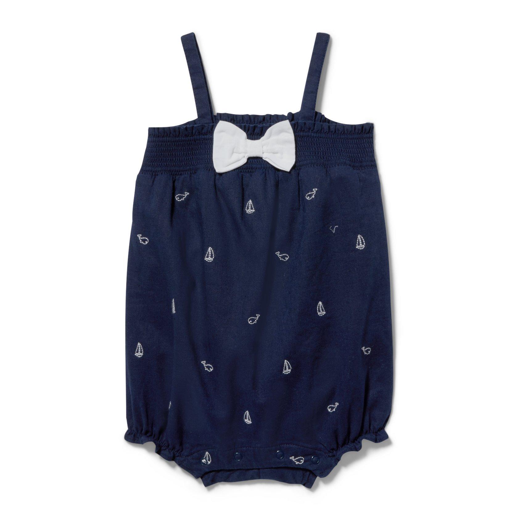 Baby Sailboat & Whale Romper image number 0