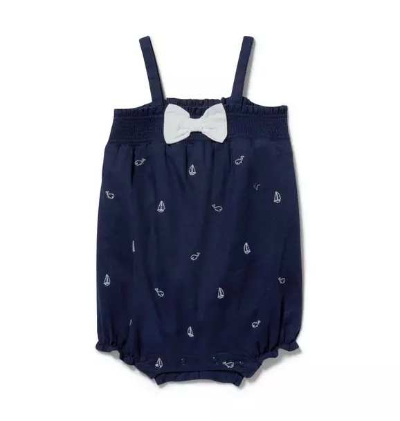 Baby Sailboat & Whale Romper image number 0