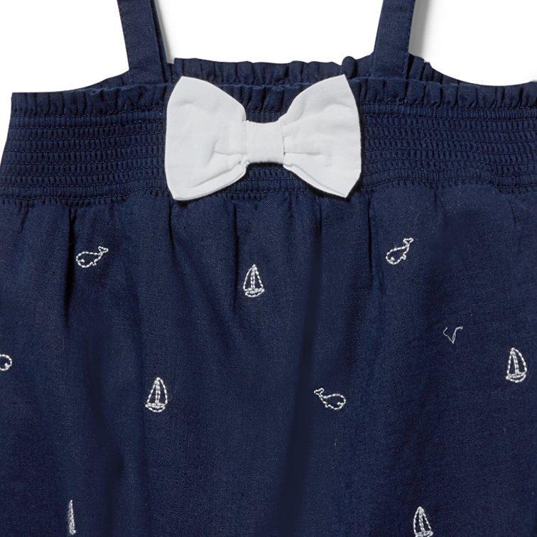 Baby Sailboat & Whale Romper image number 1
