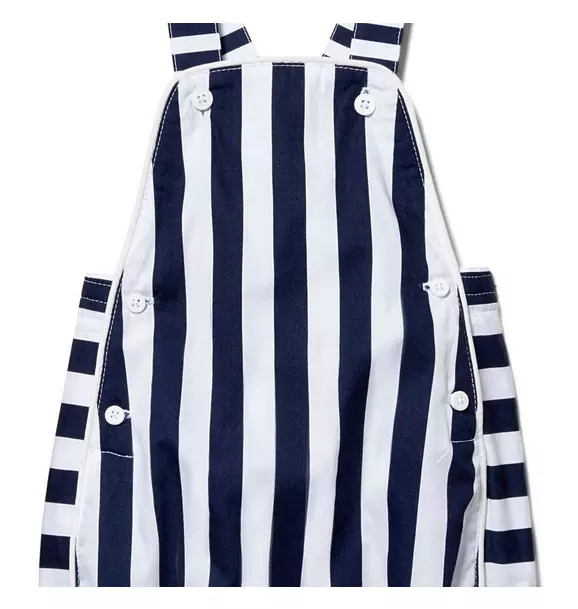 Baby Striped Overall image number 1