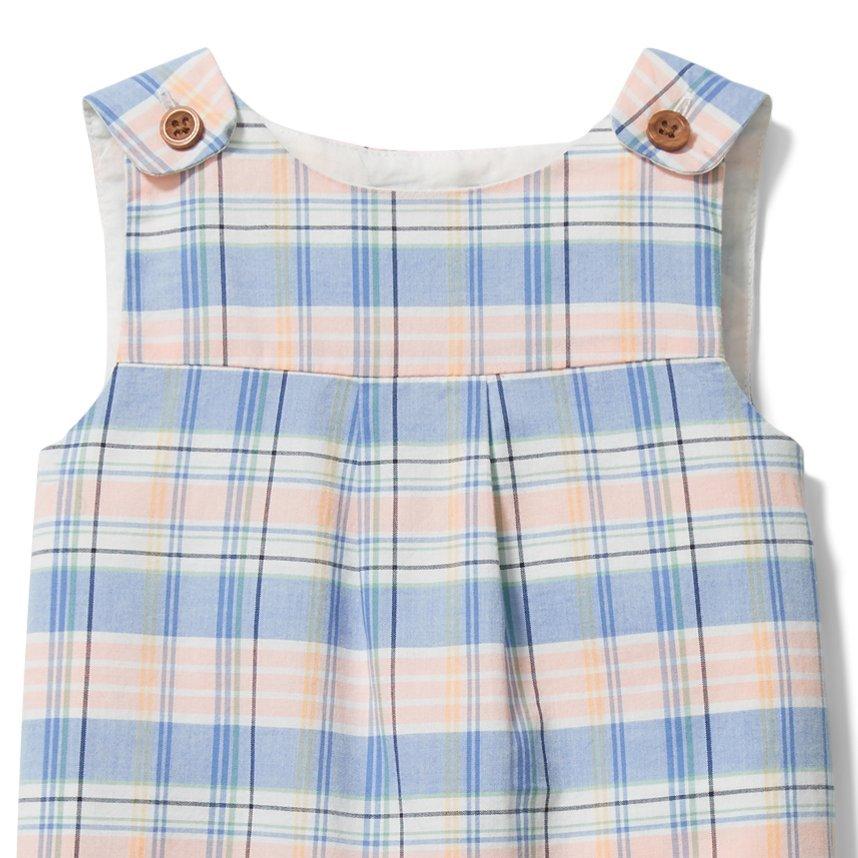 Baby Madras Plaid Romper image number 1