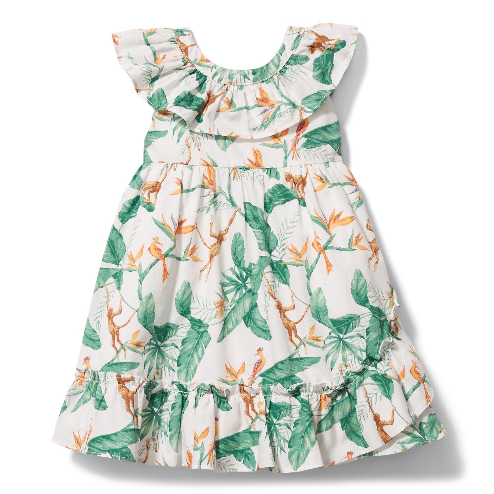 Baby girl tropical dress best sale