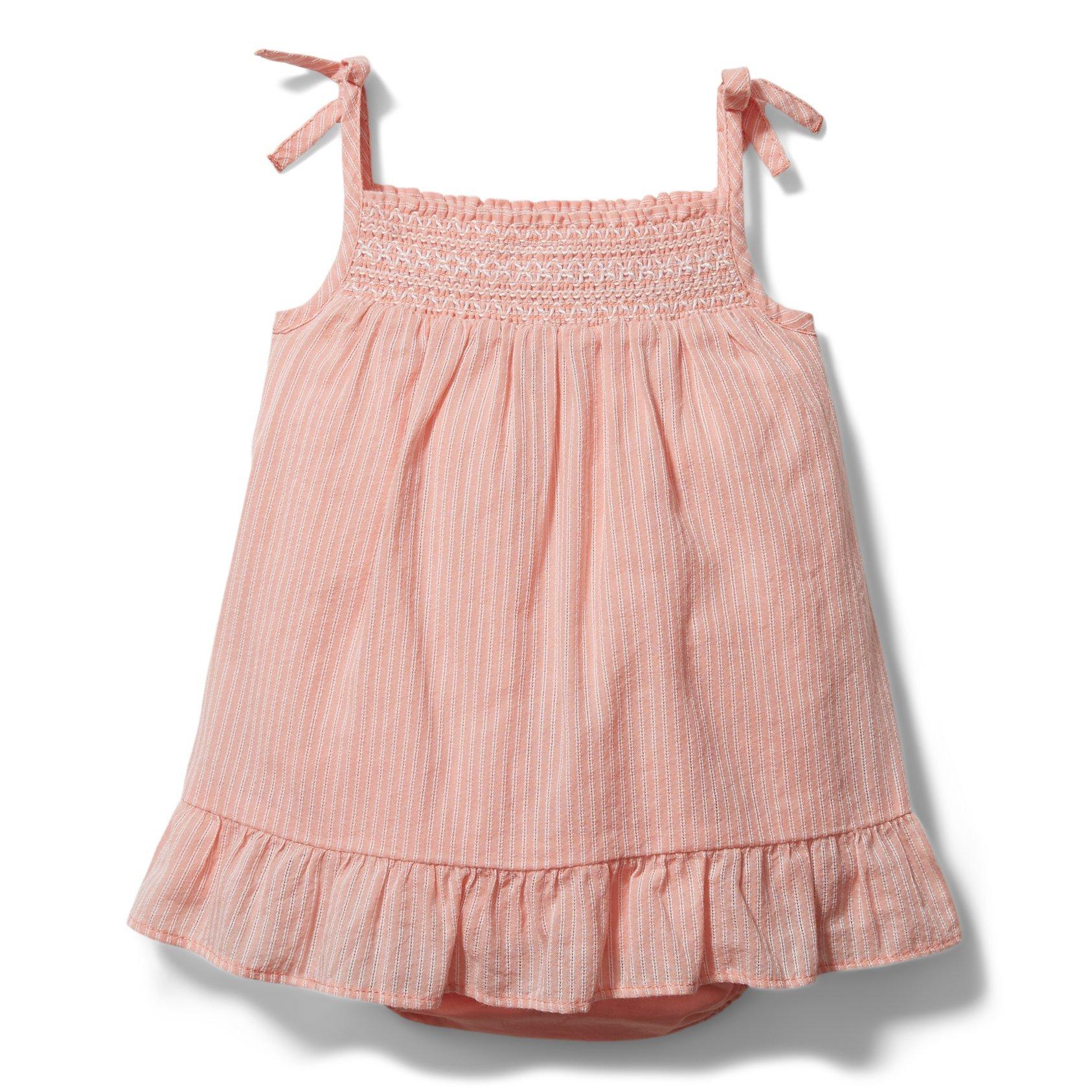 Baby Tiered Smocked Romper  image number 2