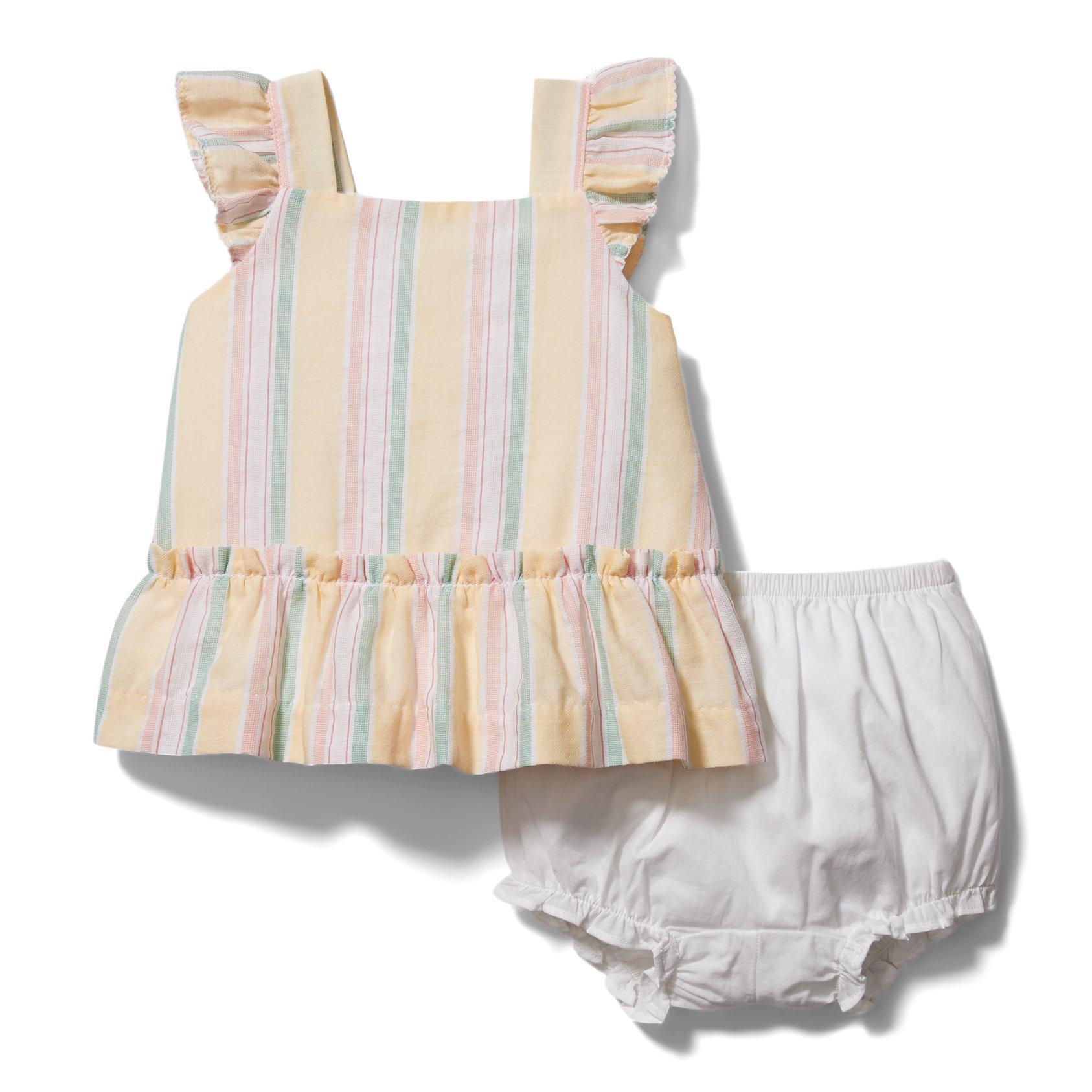 Baby Striped Matching Set  image number 0