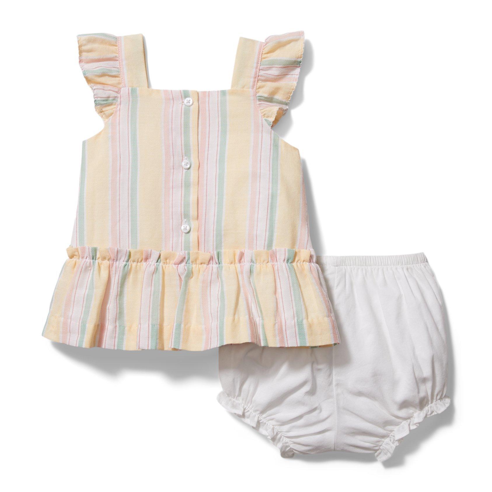 Baby Striped Matching Set  image number 2