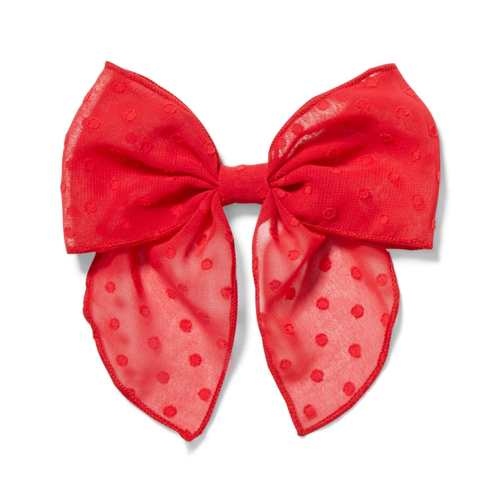 Swiss Dot Bow Barrette image number 0