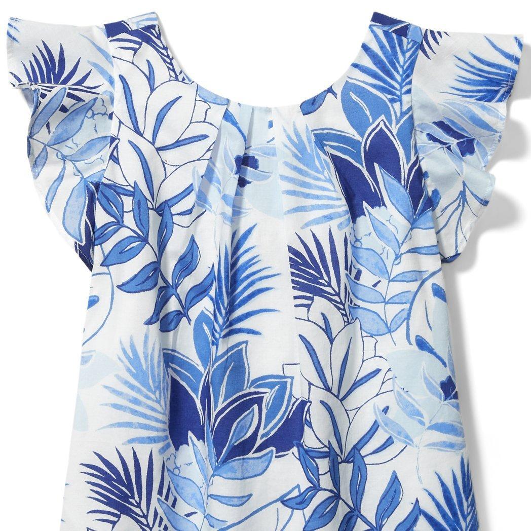 Tropical Floral Ruffle Dress image number 1