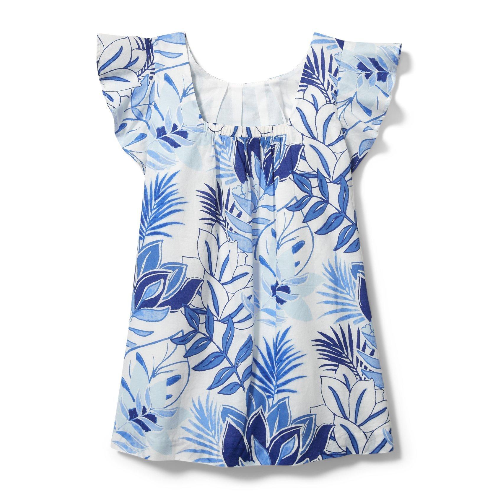 Tropical Floral Ruffle Dress image number 2