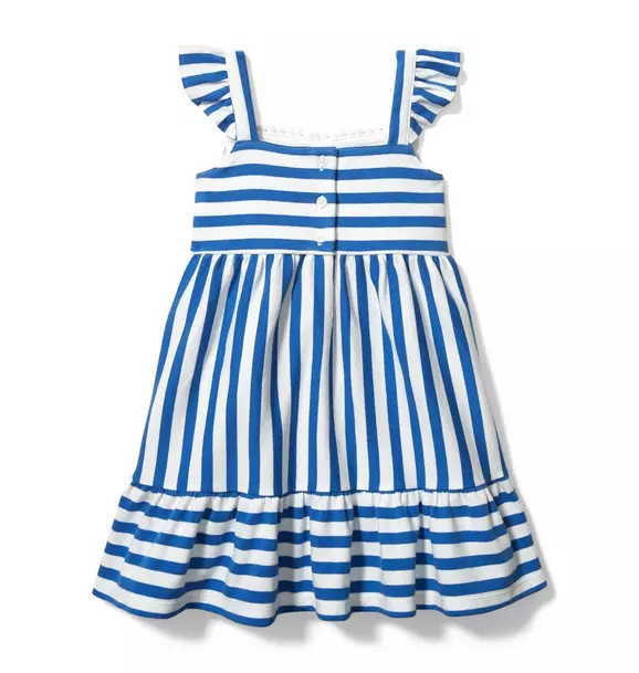 Striped Ruffle Dress image number 2