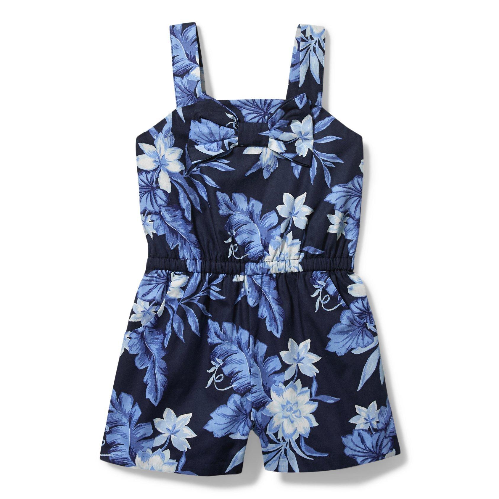 Tropical Floral Romper image number 0