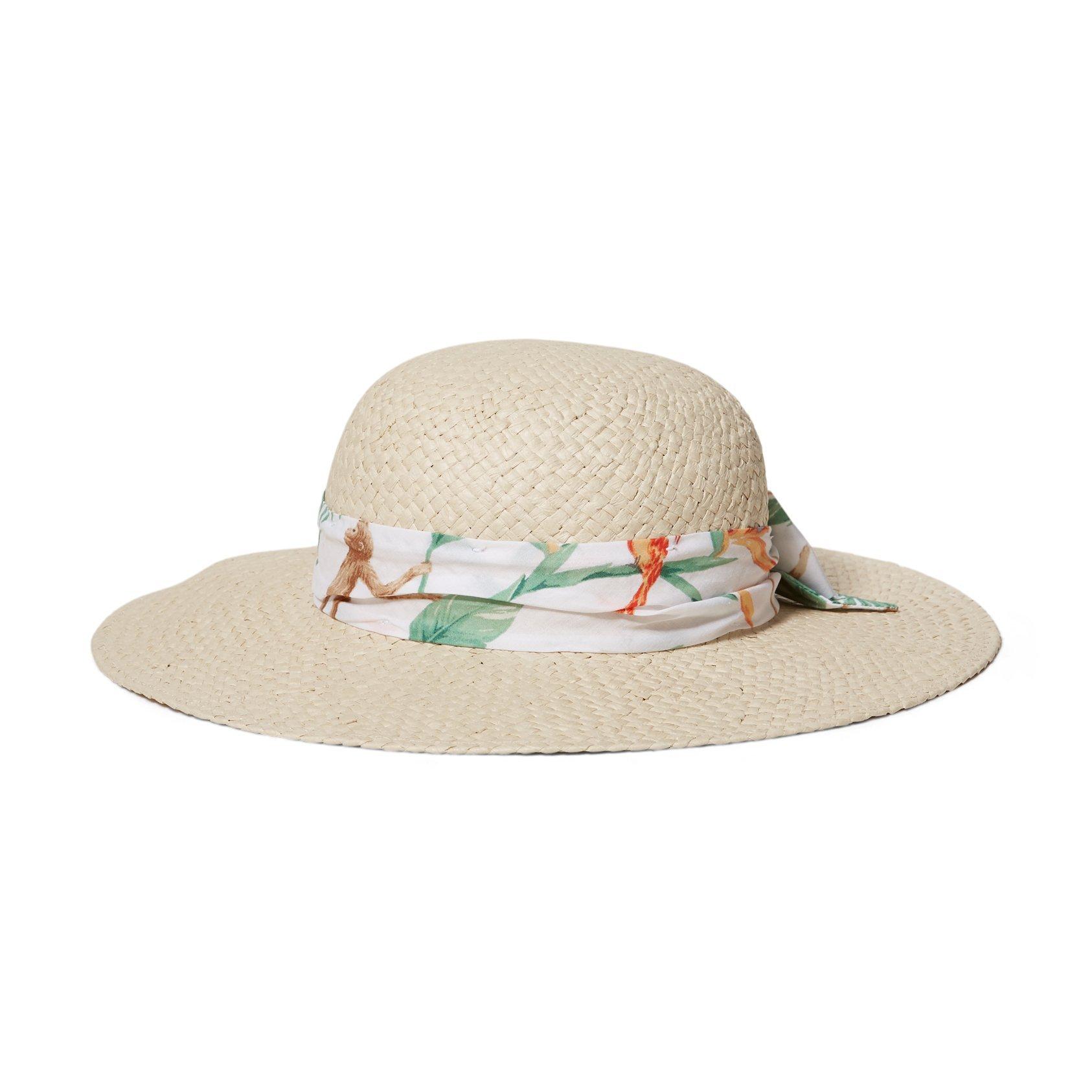 Straw Tropical Sun Hat  image number 0