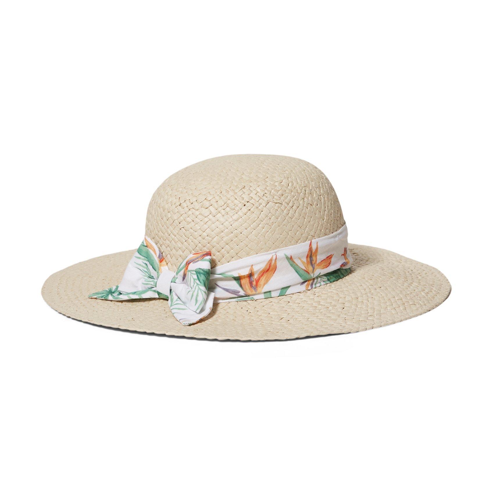 Straw Tropical Sun Hat  image number 1