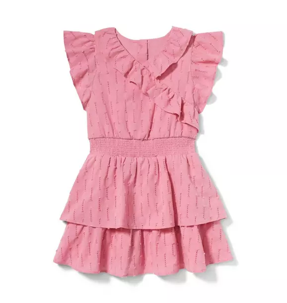 Textured Ruffle Dress image number 0