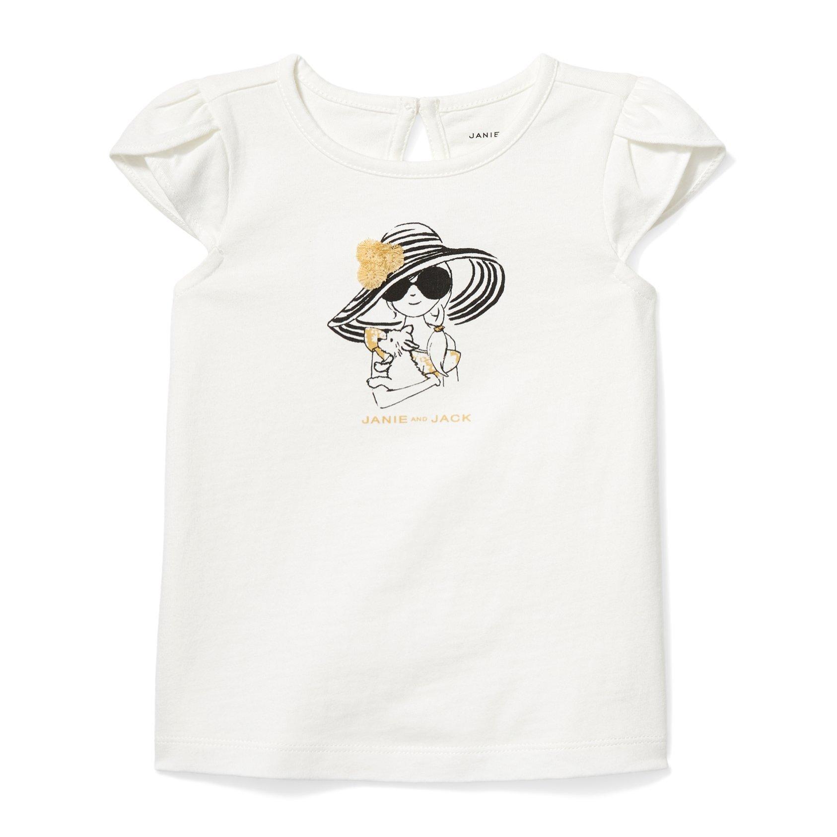 Sun Hat Girl Tee image number 0