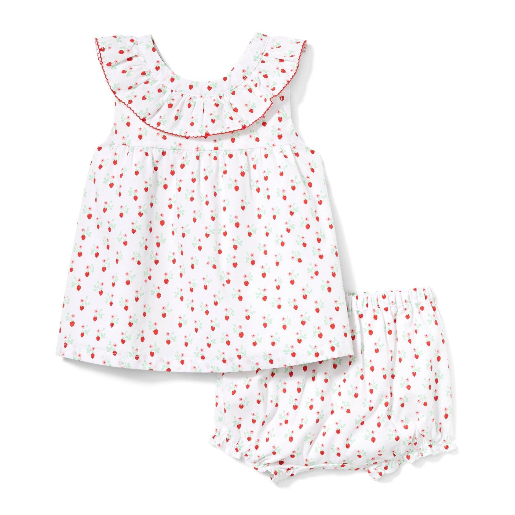 Baby Strawberry Ditsy Matching Set  image number 0
