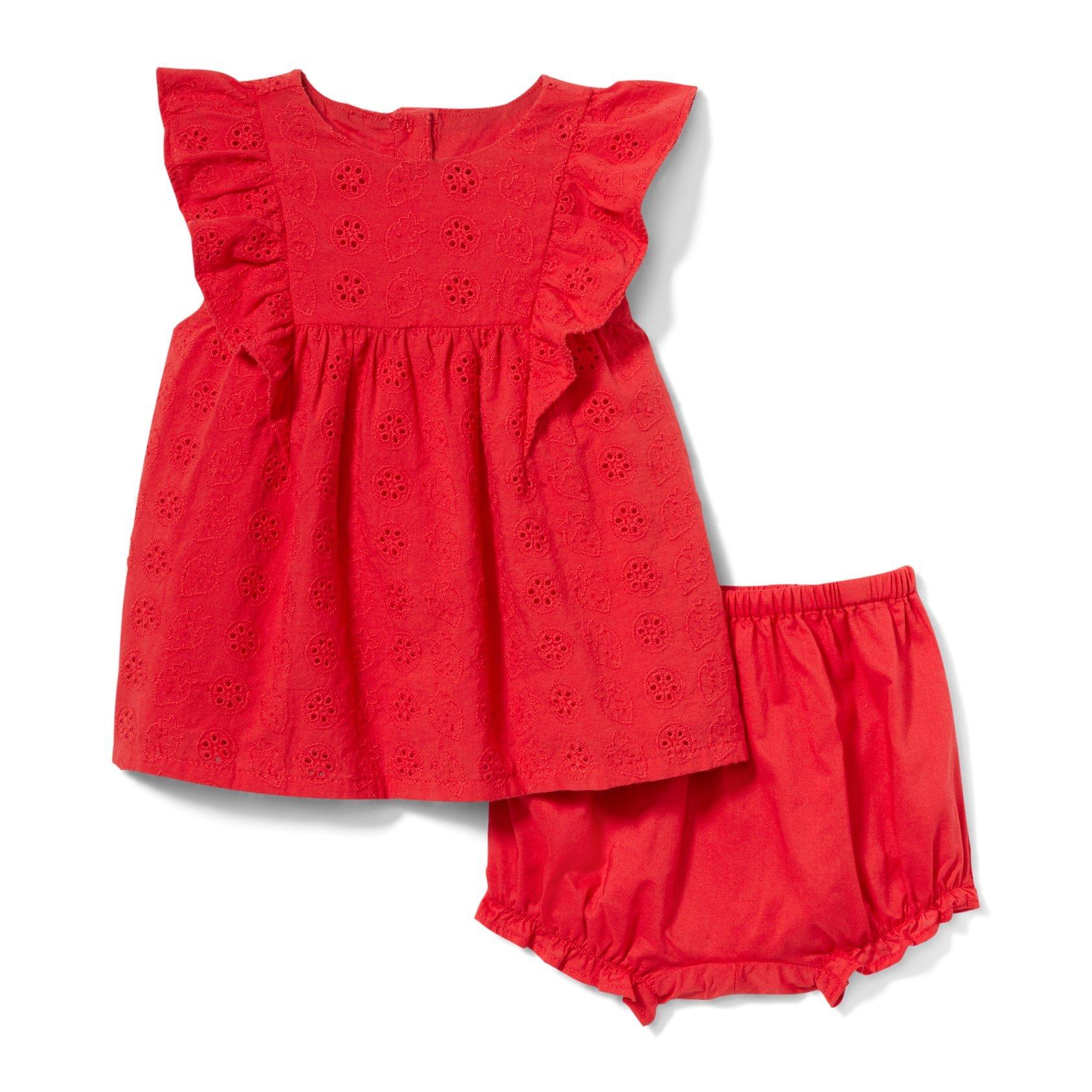 Baby Eyelet Strawberry Set image number 0