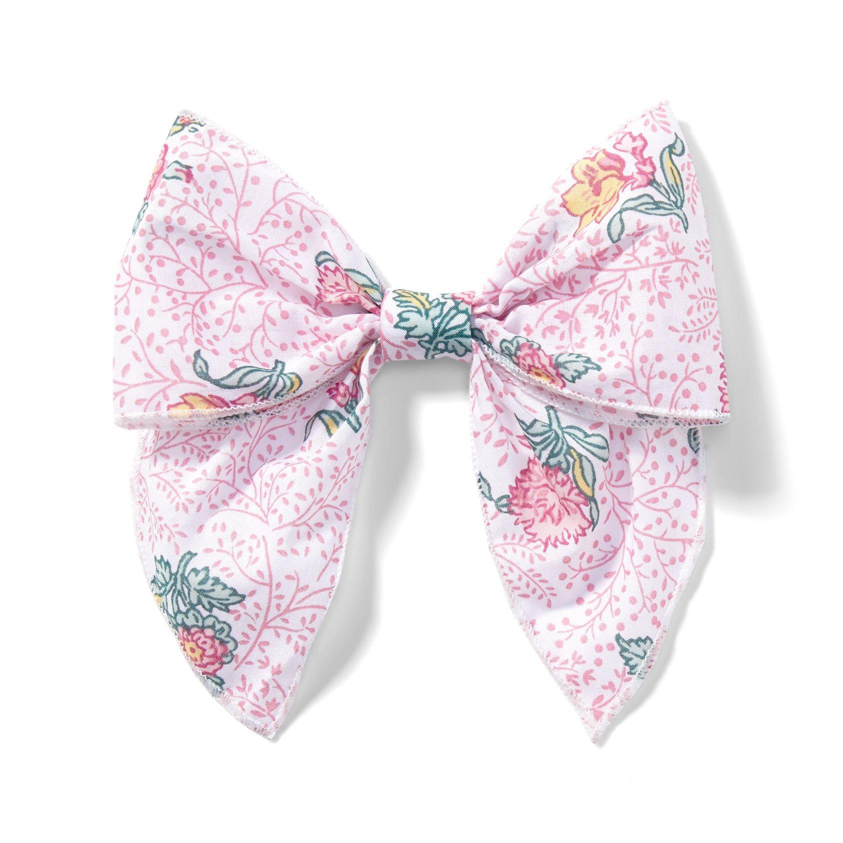 Floral Bow Barrette image number 0