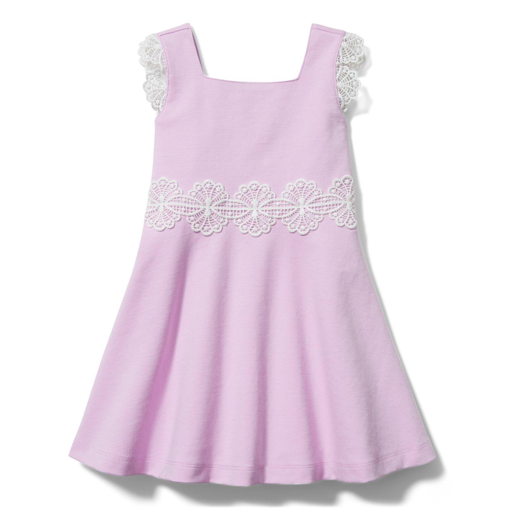 Lace Trim Ponte Dress image number 0