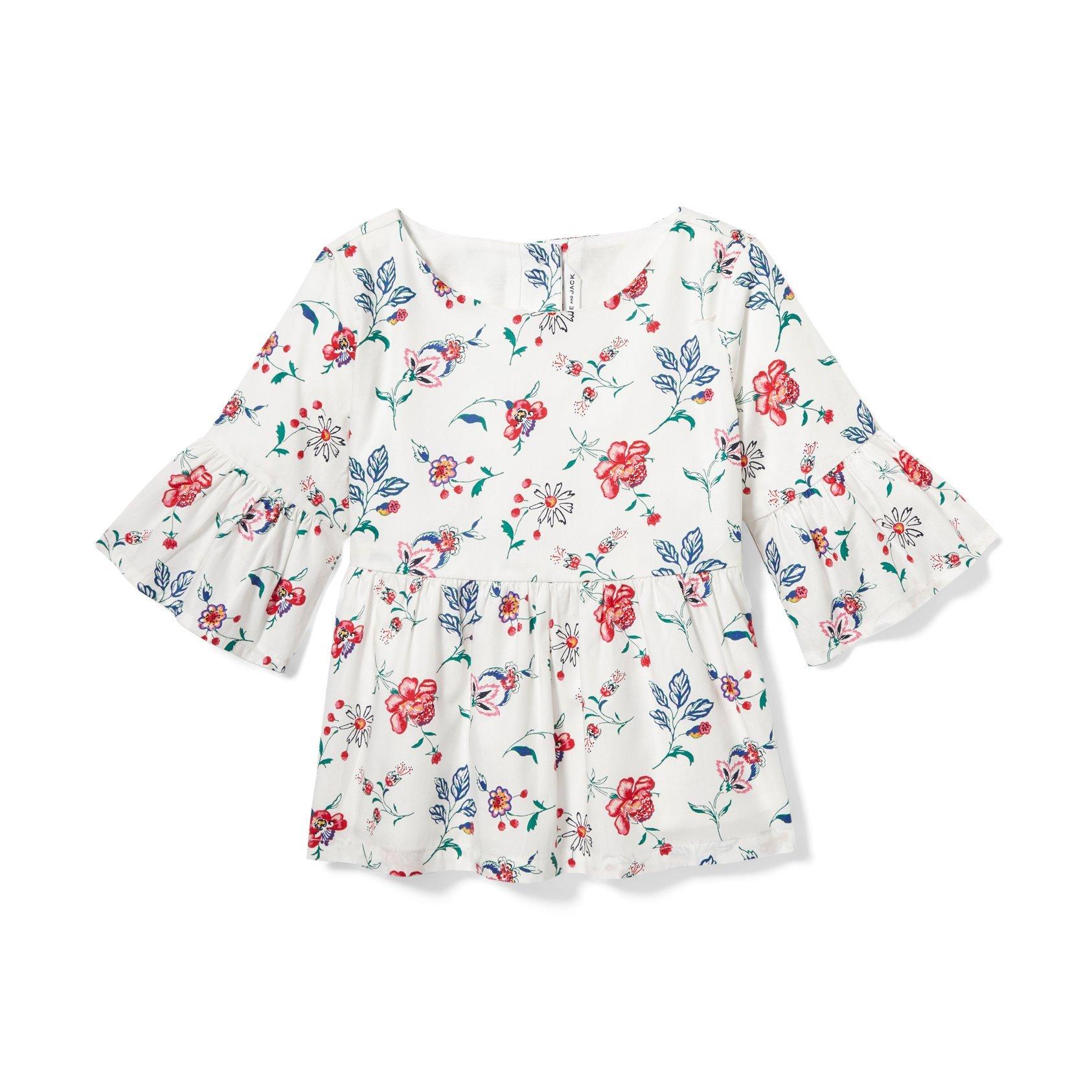 Floral Peplum Top image number 0